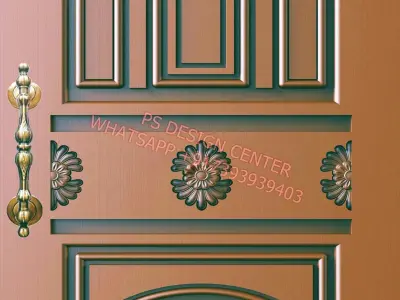 cnc design for door carving 3D model