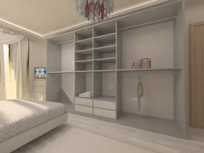 Bedroom design 3D model