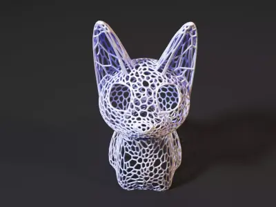 Cat figurine 3D print model