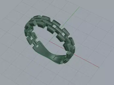Minimal Ring 3D print model