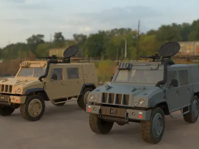 iveco lmv 3D model