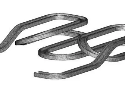 Transparent Race Track 3D model