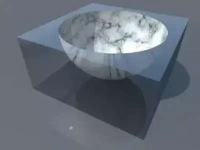Glass vase 03 Free 3D model