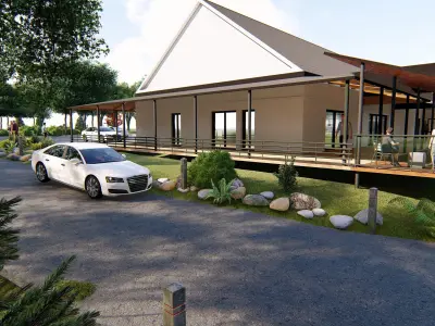 Church Building redesign and render in lumion 8 3D model