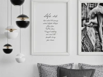 Bedroom set 3 decor 3D model