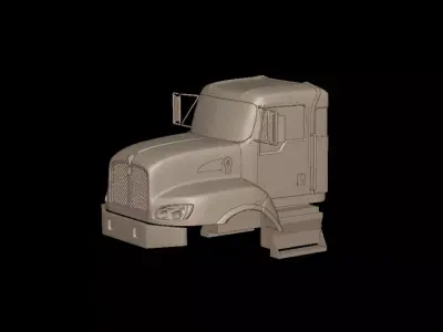 kenworth 2011 t470 truck  3D print model