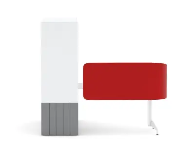 Herman Miller Locale Desk and Cabinet 3D model