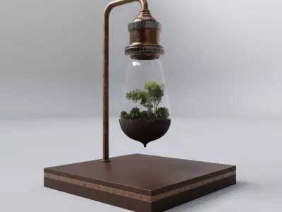 Bulb Terrarium 3D model
