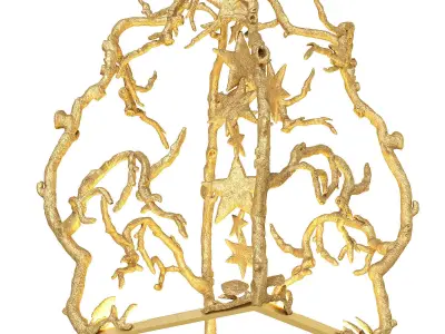 Joy de Rohan chabot pluie detoiles 3D model