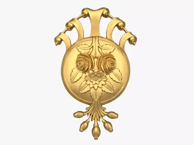 Classic decor ornament 224 3D model