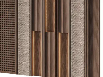 Decorative V71 Wall Panels 3D model