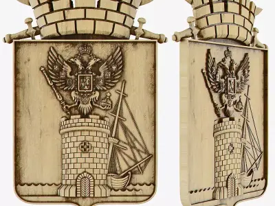 The coat of arms of Theodosius 3D print model