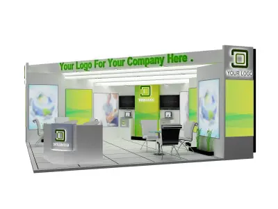 Booth Exhibition Stand a557a  3D model