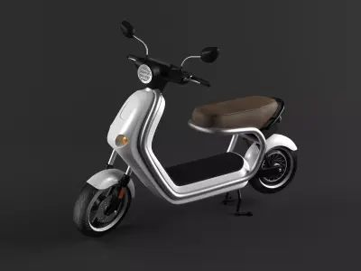 Electric scooter 3D model by 3Logic from CGTrader