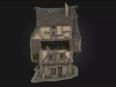 Whimsical Cottage  A Storybook Sanctuary 3D model