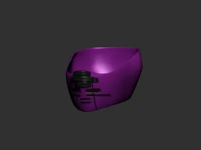 Gas mask helmet 3d model scifi  3D model