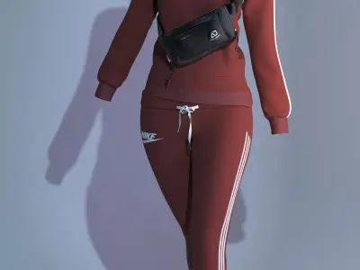 sport clothe women  3D model