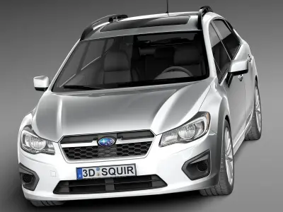 Subaru Impreza 5-door 2013 3D model