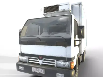 Light Truck Refrigerated 3D model