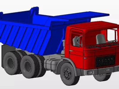 Dump Truck Roman Iraq tipper 3D print model