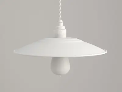 Pendant Lamp Enamel 3D model