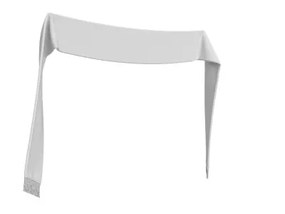 Football Fan Scarf 05 3D model