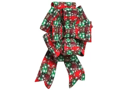 Christmas Bow Ribbon 41 Low-poly 3D model