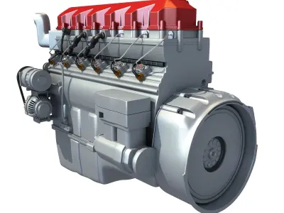 3D Models 3D Engine 3D model