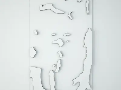 Teak Root Mirror 2 3D model