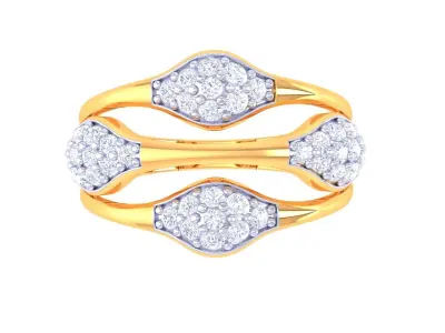 Diamond Ring - 17 3D print model