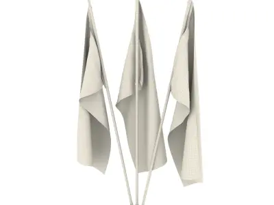 Switzerland Flag Pack 3D model