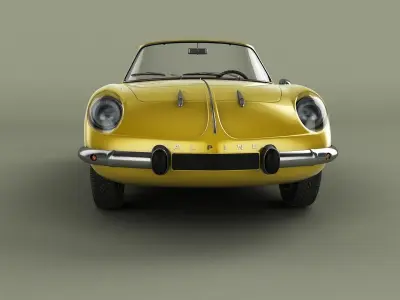 Renault Alpine A108 Convertible 3D model