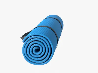 Yoga Mat Low-poly 3D model