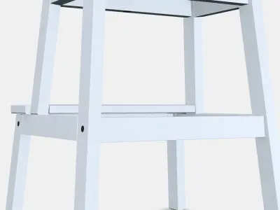 BEKVAM step stool Low-poly 3D model