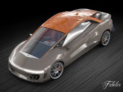 Bertone Nuccio concept 3D model
