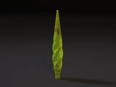 Christmas tree decor icicle 3 3D print model