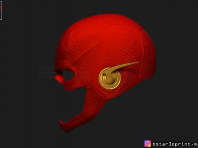 Flash Helmet Season 6 3D print model