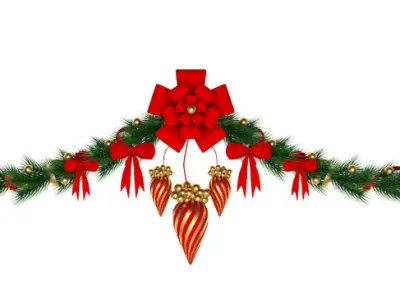 Christmas Wreath collection 3D model
