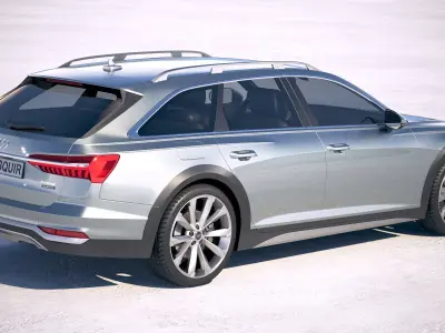  Audi A6 Avant Allroad 2020 3D model