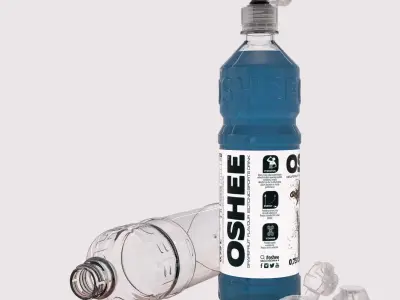 Oshee water bottle 3D model