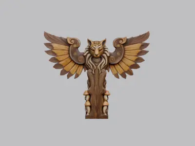 Tribal Totem 3D Model Pack  3D model