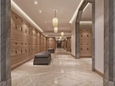 Locker room 3D model