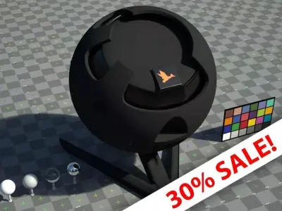 New rubber material - VRay Shader Texture