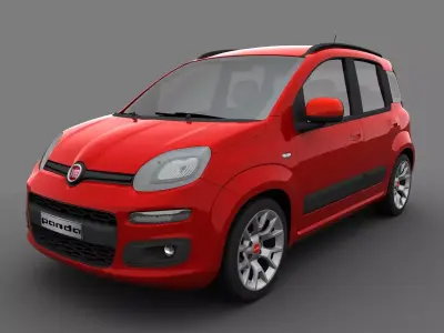 Fiat Panda 2017 3D model