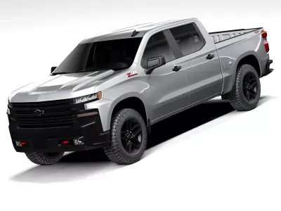 Chevrolet Silverado z71 2019 3D model