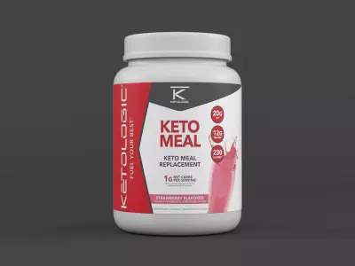 Protein Powder 3D model 23
