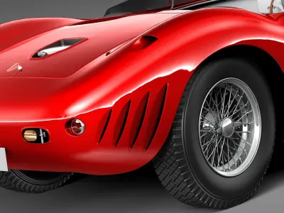 Maserati 450s 1956 3D model