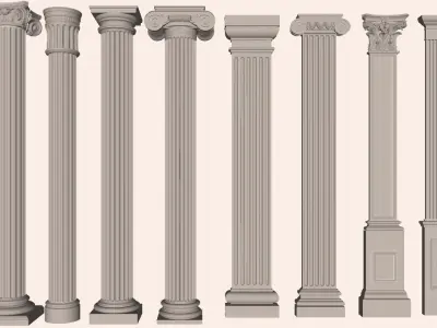 Classical Orders  Ornament Catalog 3D model