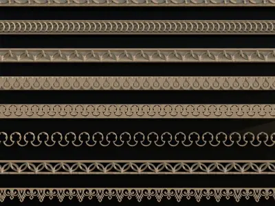 Ornament Pack Vol 24 - Renaissance Gothic Medieval 3D model