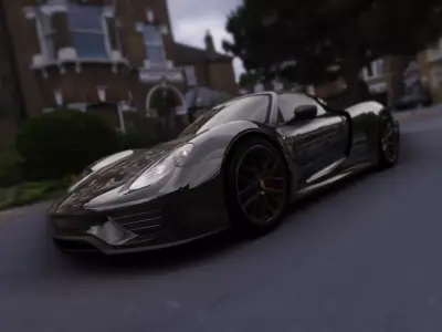 Porche 918 Spyder SK Model 3D model